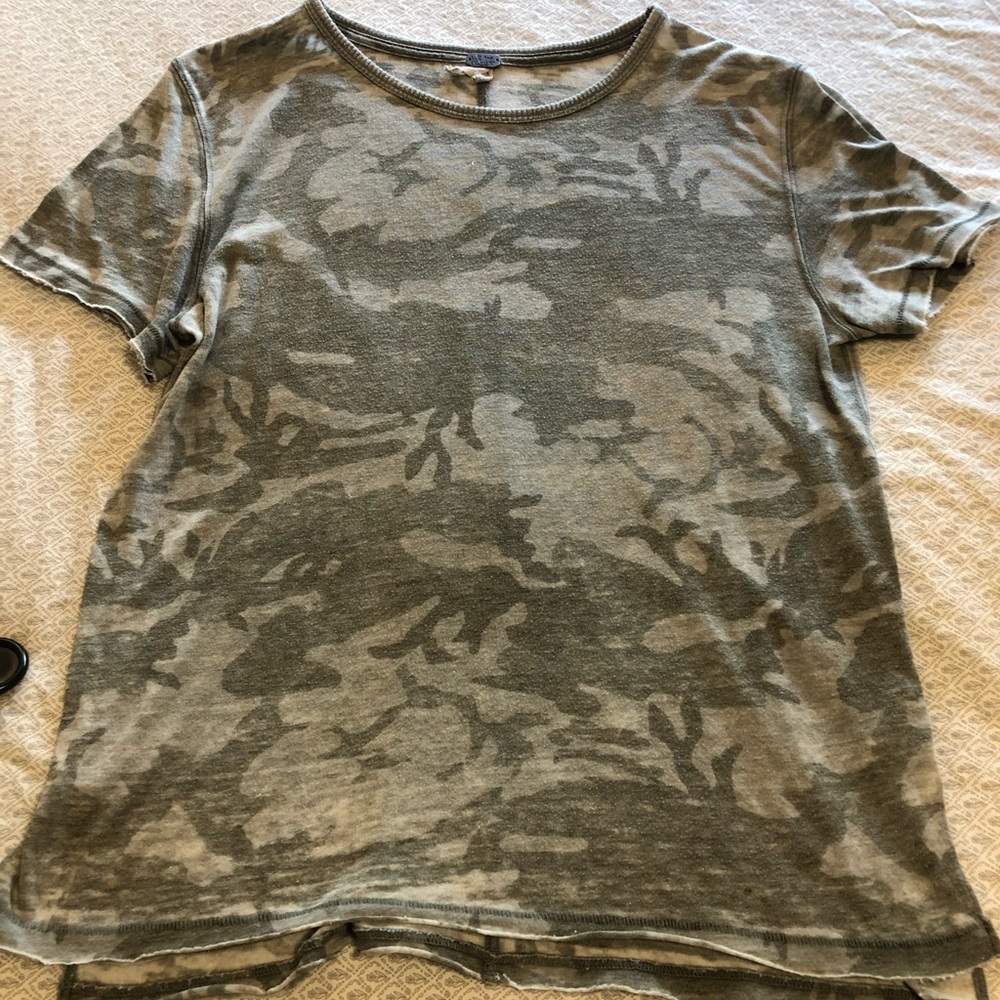 Free People Camo Tee